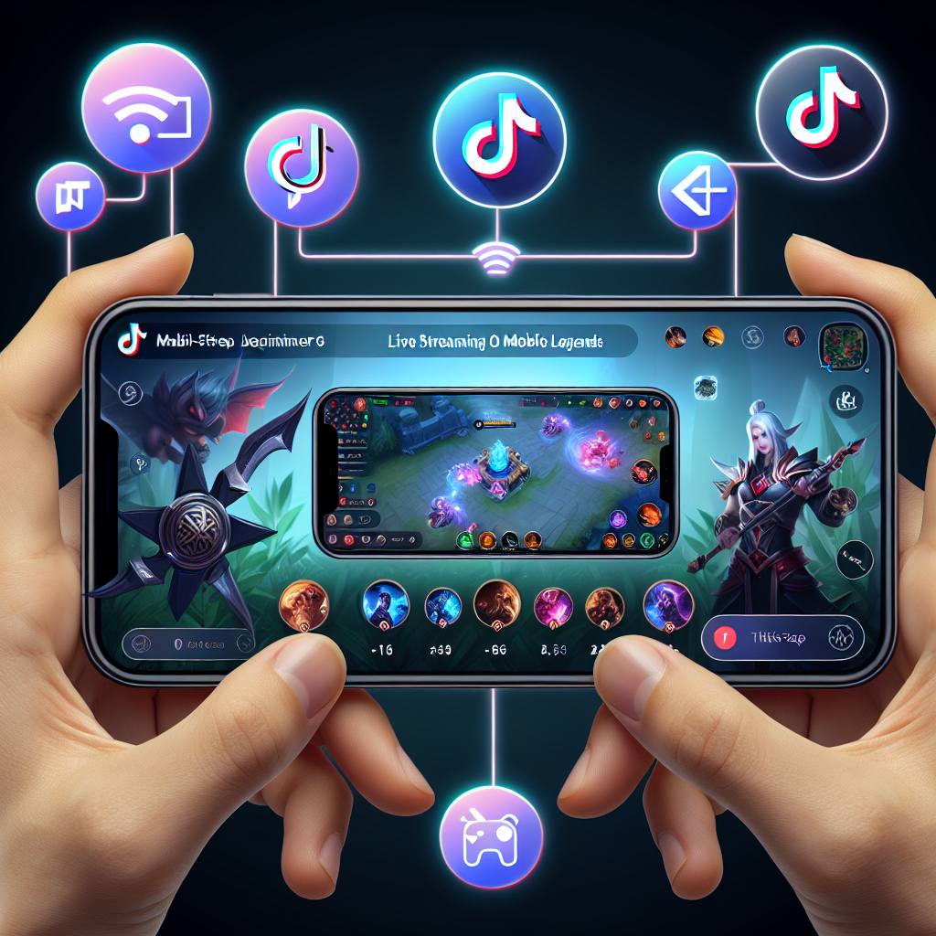 cara live mobile legend di tiktok untuk pemula