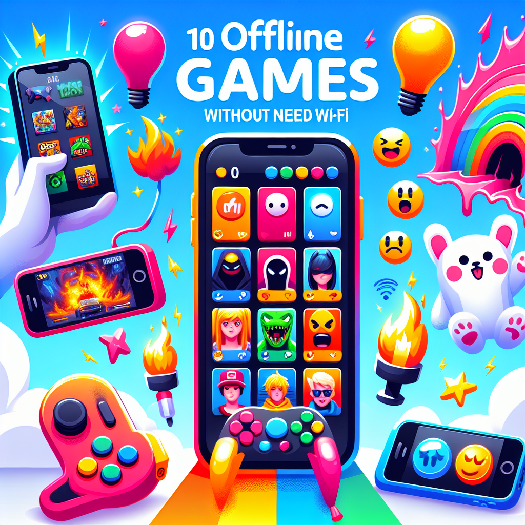 Top 10 Best Offline Games for iPhone: Unleash Fun Without Wi-Fi